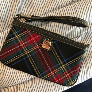 Dooney & Bourke Plaid Wristlet NWOT